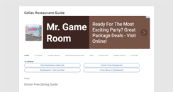 Desktop Screenshot of celiacrestaurantguide.com