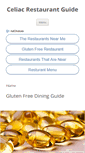 Mobile Screenshot of celiacrestaurantguide.com