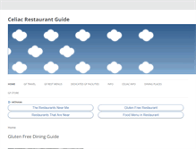Tablet Screenshot of celiacrestaurantguide.com